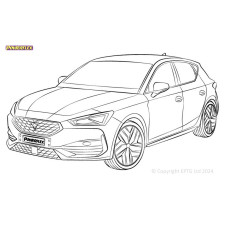 Boccole Powerflex Seat Leon Mk4 KL Incl. Cupra (2020-) simple bras - BUN-PF-00924