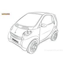 Powerflex bushes Smart ForTwo 450 (1998 - 2007) - BUN-PF-00957
