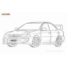 Boccole Powerflex Subaru Impreza Turbo inc. WRX & STi GC,GF (1993 - 2000)