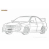 Silentblocs Powerflex Subaru Impreza Turbo inc. WRX & STi GC,GF (1993 - 2000)