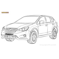 Silentblocuri Powerflex pentru Subaru XV/Crosstrek GP (2013 - 2018) - BUN-PF-00983