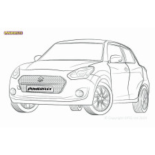 Silentblocs Powerflex Suzuki Swift MK4 A2L behalve Sport (2017-) - BUN-PF-00987
