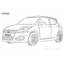 Boccole Powerflex Suzuki Swift Sport MK3 (ZC32S) (2010 - 2017) - BUN-PF-00989