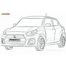 Powerflex bushes Suzuki Swift Sport MK4 (ZC33S) (2018-) - BUN-PF-00990