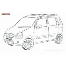 Powerflex bushes Suzuki Wagon R (1999 - 2008) - BUN-PF-00992