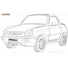 Powerflex bushes Suzuki X90 (1996 - 1998) - BUN-PF-00993