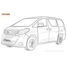 Powerflex bushes Toyota Alphard / Vellfire 20/25 (2008 - 2015) - BUN-PF-01002