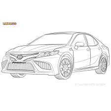 Boccole Powerflex Toyota Camry (1983 - 2010) - BUN-PF-01008