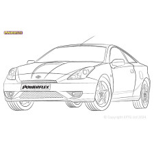 Toyota Celica Powerflex Silentblocks (2000 - 2005) - BUN-PF-01011