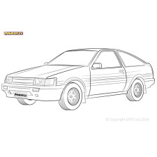 Boccole Powerflex Toyota Corolla AE86 (1983 - 1987) - BUN-PF-01017