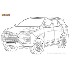 Powerflex bushes Toyota Fortuner Mk1 (2005 - 2015) - BUN-PF-01019