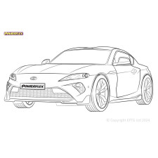 Boccole Powerflex Toyota GR 86 (2021-) - BUN-PF-01021
