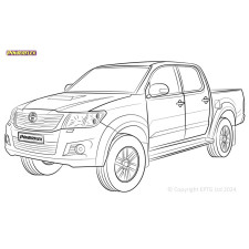Powerflex bushes Toyota Hilux Mk7 (2005-2015) - BUN-PF-01024