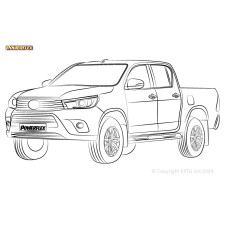 Boccole Powerflex Toyota Hilux Mk8 (2015-) - BUN-PF-01025