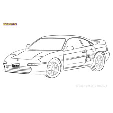 Powerflex bushes Toyota MR2 SW20 REV 1 (1989 - 1991) - BUN-PF-01032