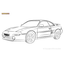 Silentblocs Powerflex Toyota MR2 SW20 REV 2 tot 5 (1991 - 1999) - BUN-PF-01033