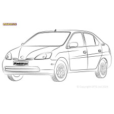 Powerflex bushes Toyota Prius (2001 - 2009) - BUN-PF-01037