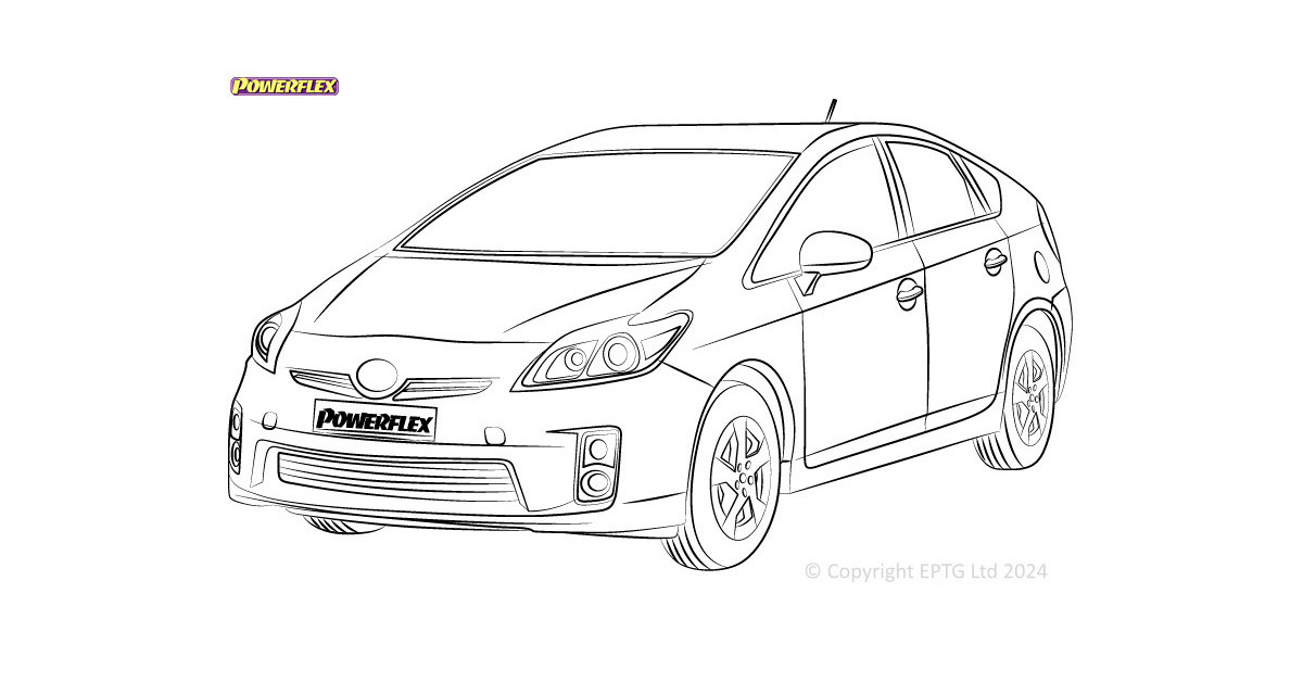 Boccole Powerflex Toyota Prius (2010 - 2011)
