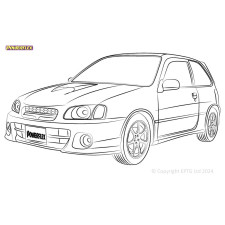 Powerflex bushes Toyota Starlet GT Turbo EP82/Glanza V EP91 (1990 - 1999) - BUN-PF-01041