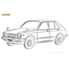 Powerflex bushes Toyota Starlet KP60 (1978 - 1984) - BUN-PF-01042