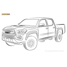 Powerflex bushes Toyota Tacoma Mk2 (2004 - 2015) - BUN-PF-01045