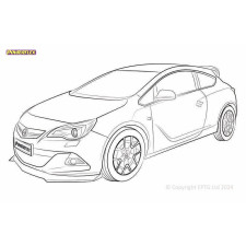 Powerflex bushes Opel Astra MK6 - Astra J GTC, VXR & OPC (2010-2015) - BUN-PF-00729 - BUN-PF-00729