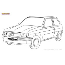Opel Nova Powerflex Silentblocs (1983-1993) - BUN-PF-00750 - BUN-PF-00750