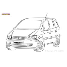 Powerflex Silentblocks Opel Zafira A (1999-2004) - BUN-PF-00760 - BUN-PF-00760
