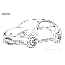 Powerflex bushes Volkswagen Beetle A5 simple bras (2011-) - BUN-PF-01067
