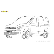 Powerflex bushes Volkswagen Caddy MK4 Type SB (2020-) - BUN-PF-01076