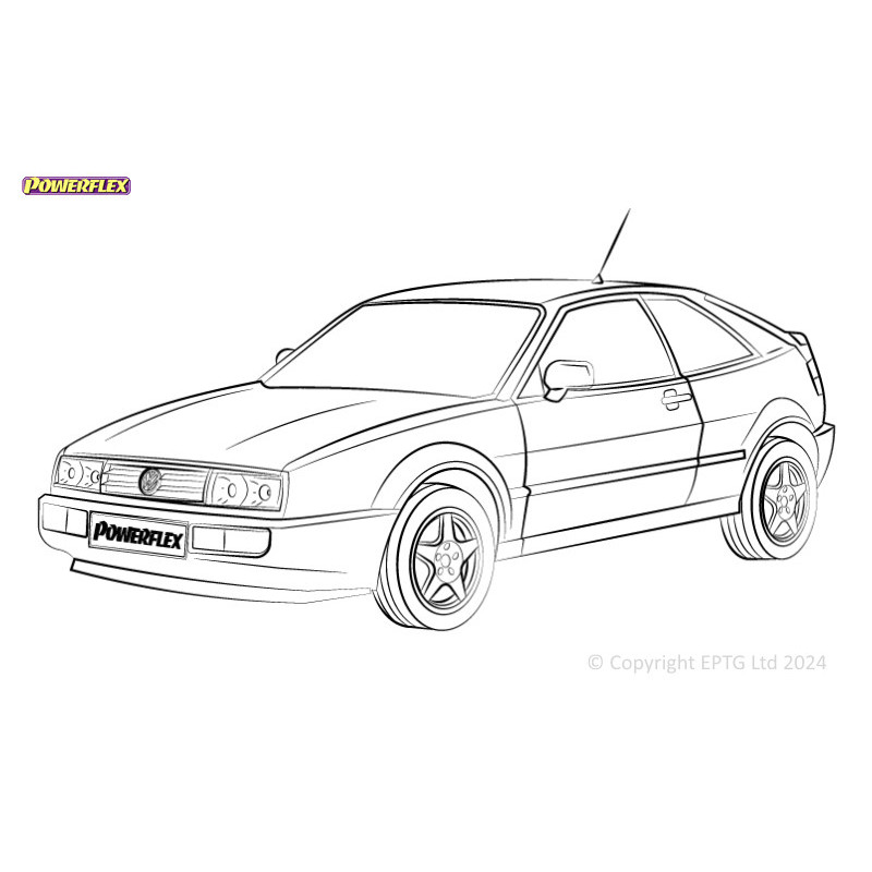 Boccole Powerflex Volkswagen Corrado 53L (1989 - 1995) - BUN-PF-01078