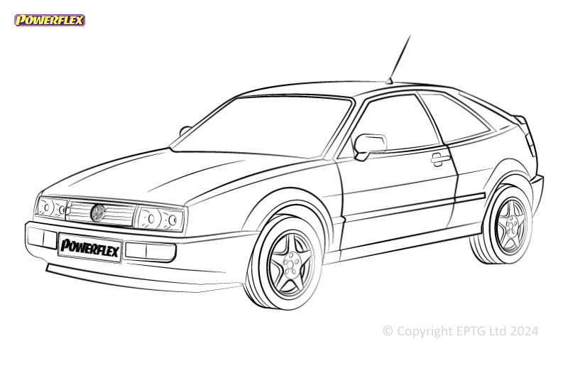 Powerflex bushes Volkswagen Corrado 53L (1989 - 1995) - BUN-PF-01078
