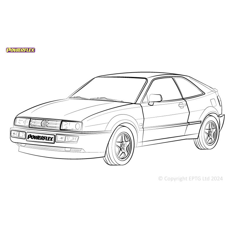 Silentblocs Powerflex Volkswagen Corrado VR6 (1991- 1995) - BUN-PF-01079