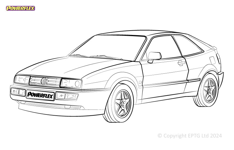 Powerflex bushes Volkswagen Corrado VR6 (1991- 1995) - BUN-PF-01079