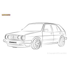 Powerflex bushes Volkswagen Golf MK2 2WD (1985 - 1992) - BUN-PF-01084