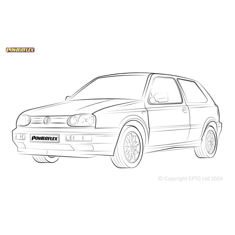 Powerflex bushes Volkswagen Golf Mk3 4WD Syncro (1993 - 1997) - BUN-PF-01087
