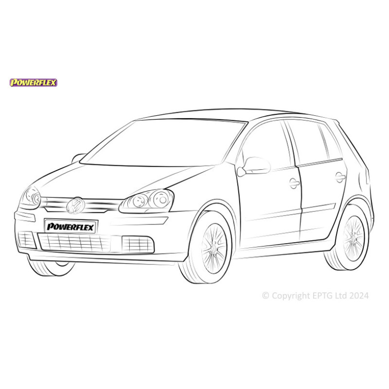 Boccole Powerflex Volkswagen Golf MK5 1K (2003-2009) - BUN-PF-01091