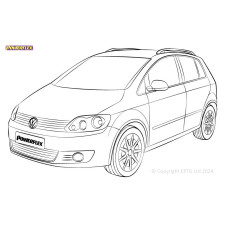 Boccole Powerflex Volkswagen Golf Plus 5M (2004-2009) - BUN-PF-01100