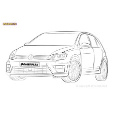 Boccole Powerflex Volkswagen Golf MK7 5G 4WD inc R (2012-2019)