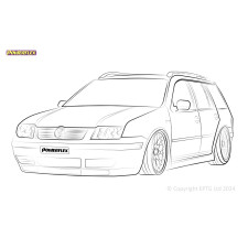 Powerflex bushes Volkswagen Jetta MK4 A4 4Motion (1999-2005) - BUN-PF-01107