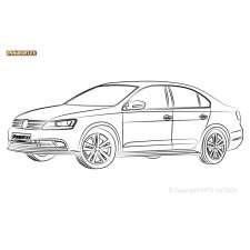 Powerflex bushes Volkswagen Jetta MK6 A6 simple bras (2011 - 2018) - BUN-PF-01110