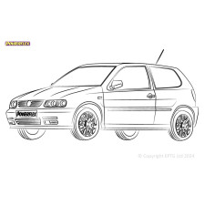Boccole Powerflex Volkswagen Polo MK3 6N (1995 - 2002) - BUN-PF-01121