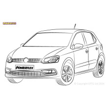 Powerflex bushes Volkswagen Polo MK5 6R/6C (2009 - 2017) - BUN-PF-01123