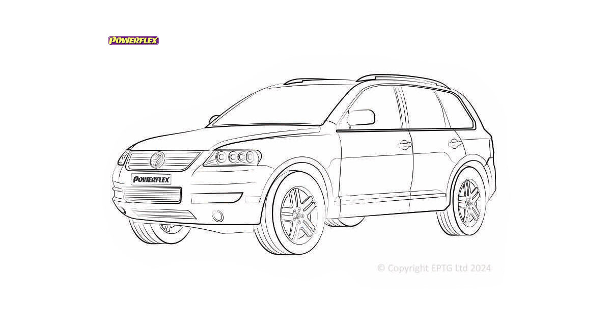 Boccole Powerflex Volkswagen Touareg 7L (2002 - 2010)