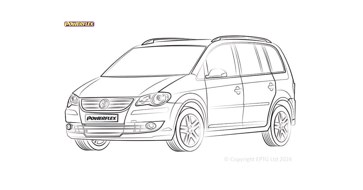 Powerflex bushes Volkswagen Touran (2003-2015)