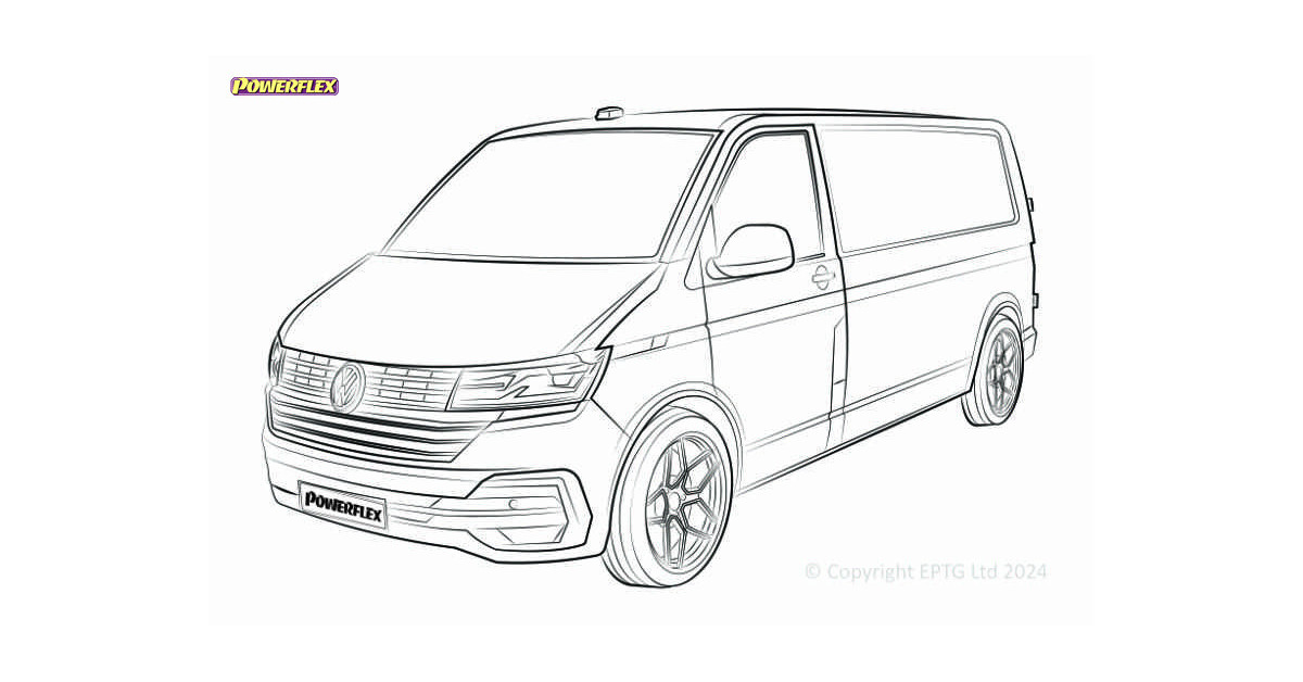 Boccole Powerflex Volkswagen T6 / 6.1 Transporter (2015-2024)