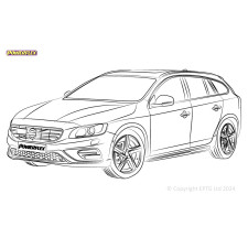 Powerflex Silentblocks Volvo V60 inc R (2011 - 2018) - BUN-PF-01168