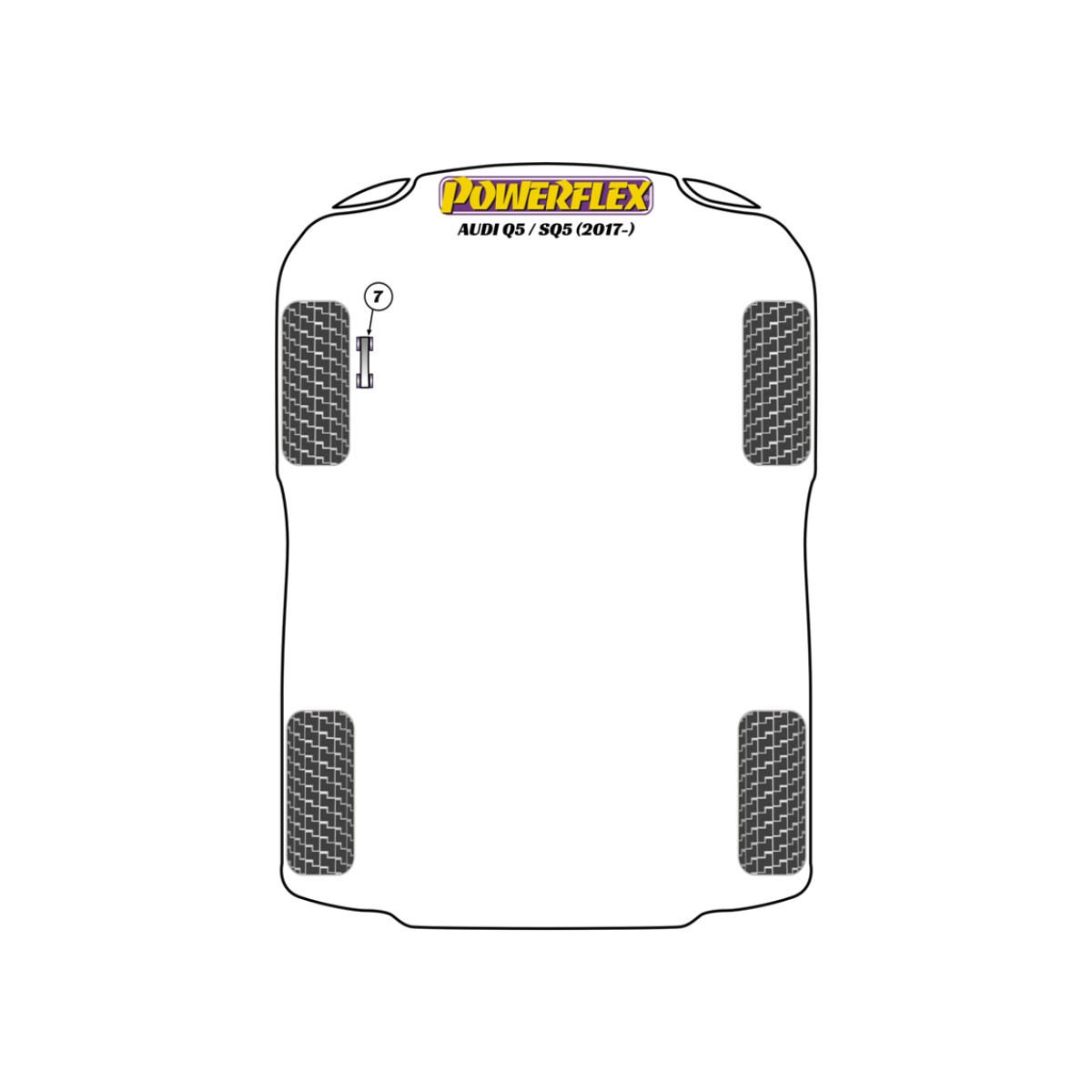 Powerflex bushes Audi Q5 / SQ5 (2017-) - BUN-PF-00087 - BUN-PF-00087