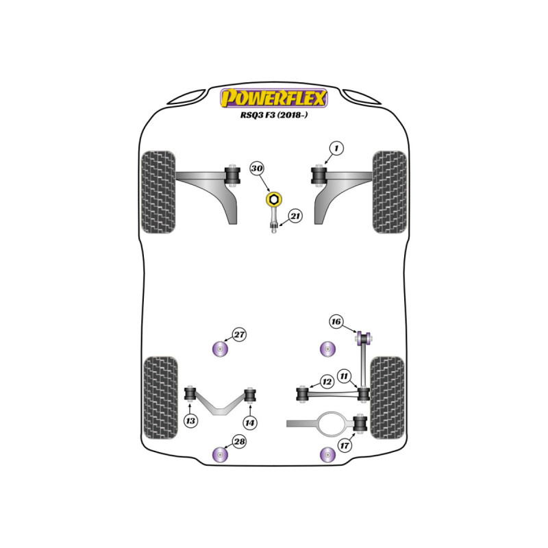 Powerflex bushes Audi RSQ3 F3 - BUN-PF-00107 - BUN-PF-00107