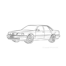 Powerflex silentblocks Audi V8 Type 4C (1988-1994) - BUN-PF-00127 - BUN-PF-00127